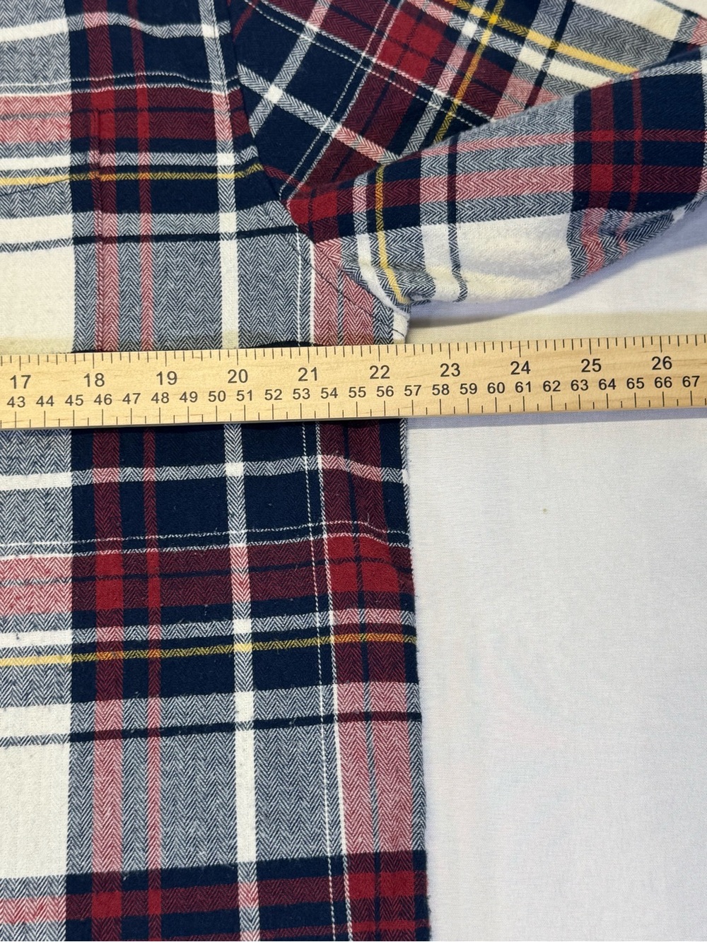 Weatherproof Red, Navy & White Plaid Button-Down Shirt - Picture 4 of 8